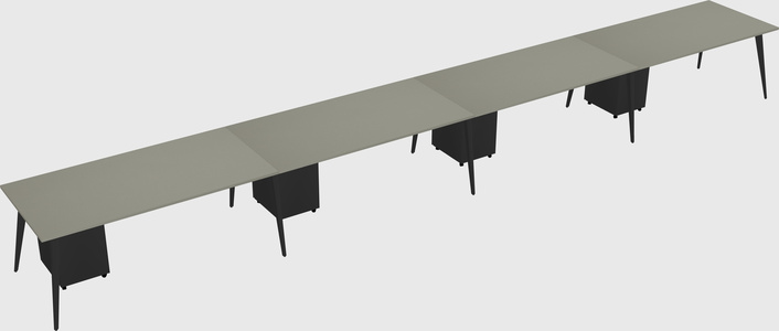 Modern rectangular office desk