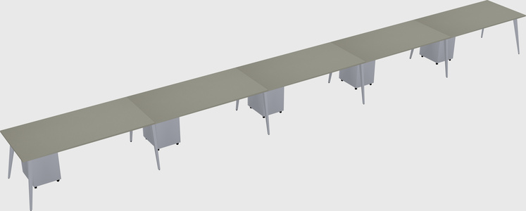 Modern rectangular office desk