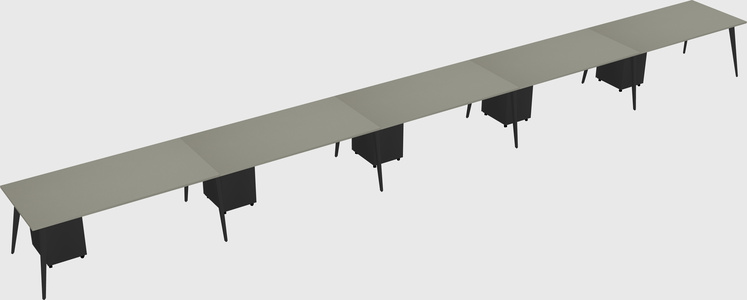 Modern rectangular office desk