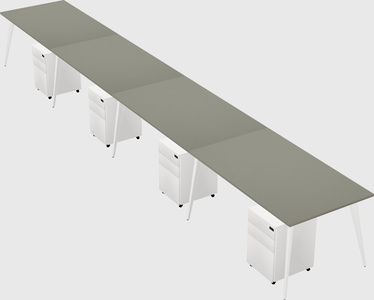 Modern rectangular office desk