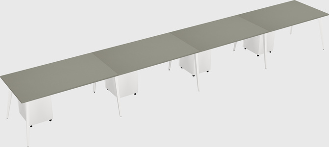 Modern rectangular office desk