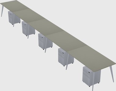 Modern rectangular office desk