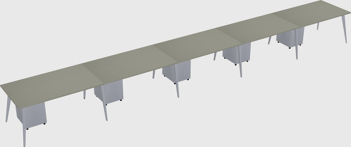 Modern rectangular office desk