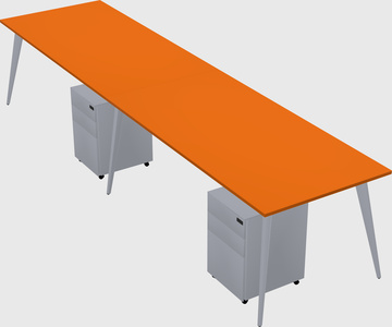 Modern rectangular office desk