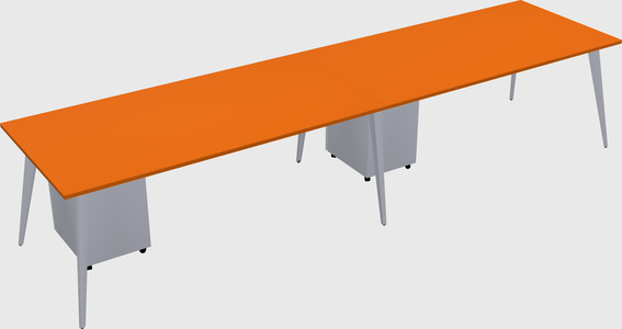Modern rectangular office desk