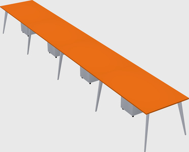 Modern rectangular office desk