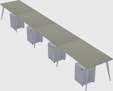 Modern rectangular office desk