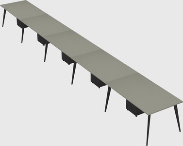 Modern rectangular office desk
