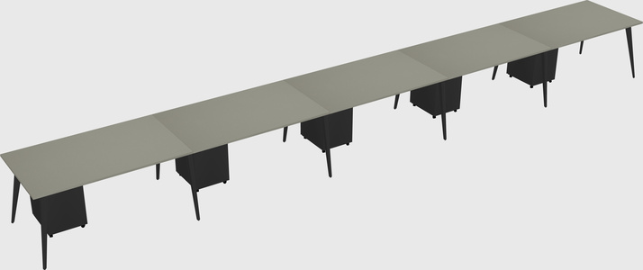 Modern rectangular office desk