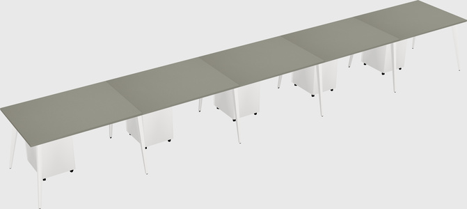 Modern rectangular office desk