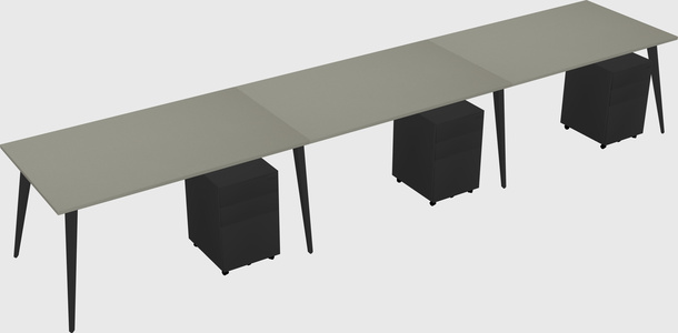 Modern rectangular office desk