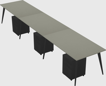 Modern rectangular office desk