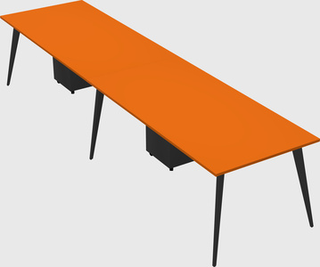 Modern rectangular office desk