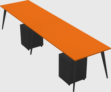 Modern rectangular office desk