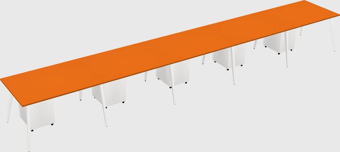 Modern rectangular office desk