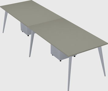 Modern rectangular office desk