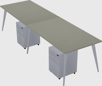 Modern rectangular office desk