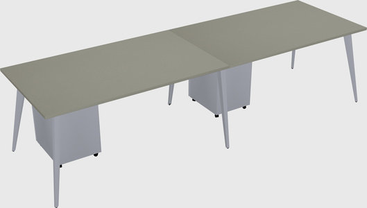 Modern rectangular office desk