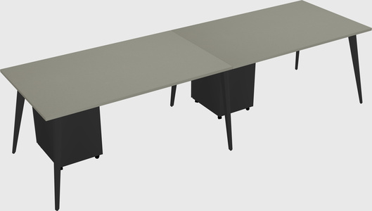 Modern rectangular office desk