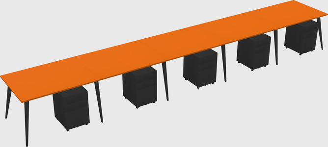 Modern Rectangular Office Desk