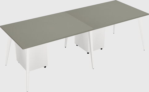 Modern rectangular office desk