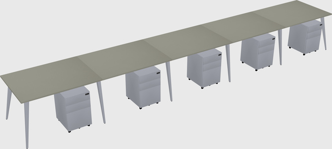 Modern Rectangular Office Desk