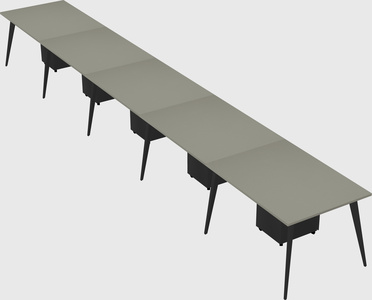 Modern rectangular office desk