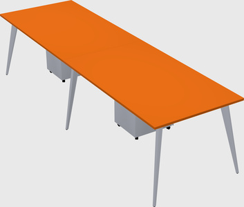 Modern rectangular office desk