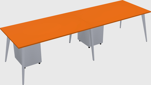 Modern rectangular office desk