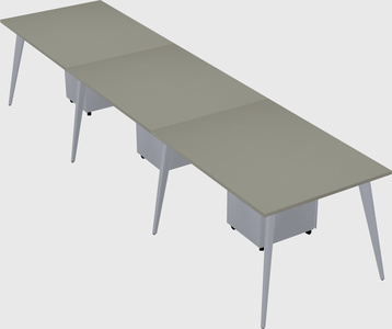 Modern rectangular office desk