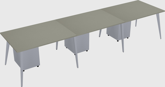 Modern rectangular office desk