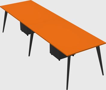 Modern rectangular office desk