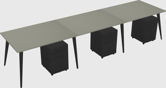 Modern rectangular office desk