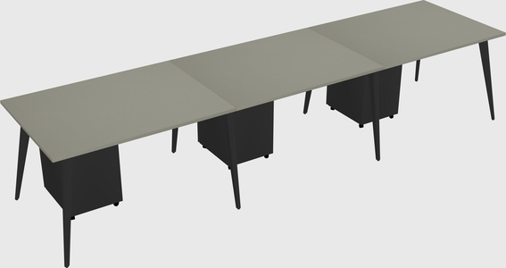 Modern rectangular office desk