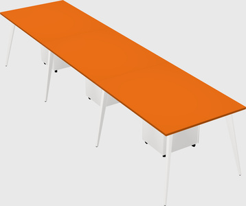 Modern rectangular office desk
