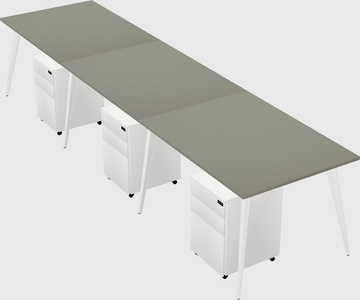 Modern rectangular office desk