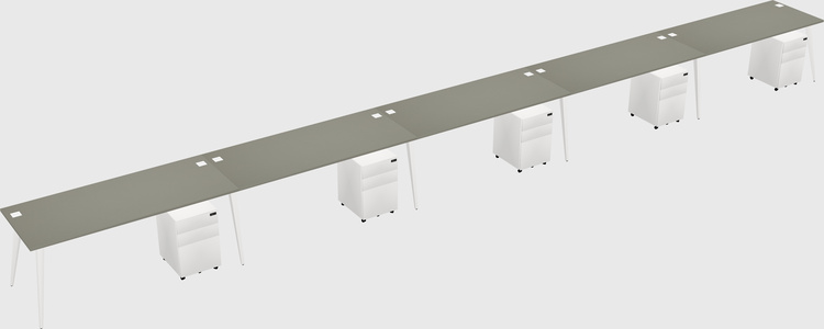 Modern Rectangular Office Desk