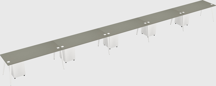 Modern rectangular office desk