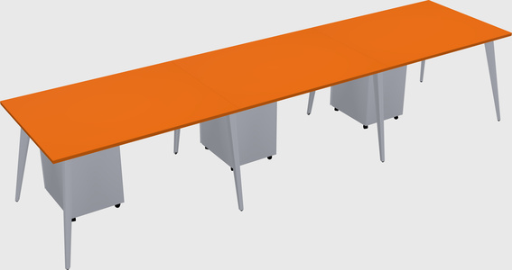 Modern rectangular office desk