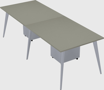 Modern rectangular office desk