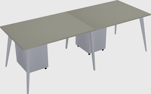 Modern rectangular office desk