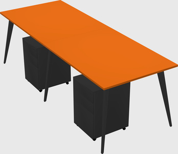 Modern rectangular office desk