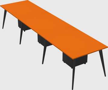 Modern rectangular office desk