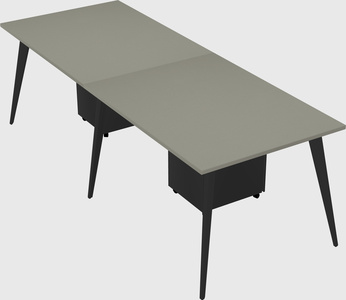 Modern rectangular office desk