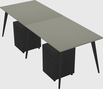 Modern rectangular office desk