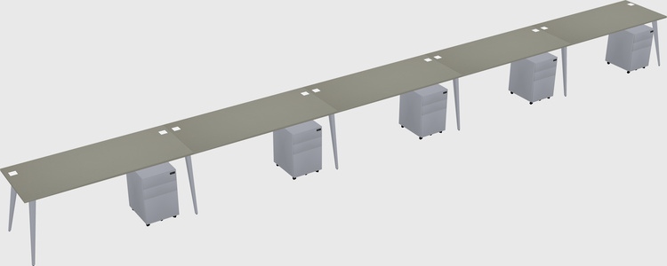Modern Rectangular Office Desk