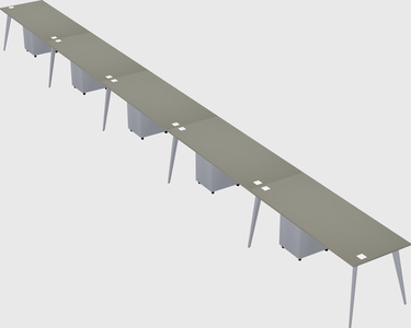 Modern rectangular office desk