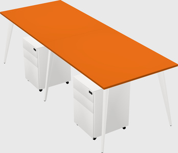 Modern rectangular office desk