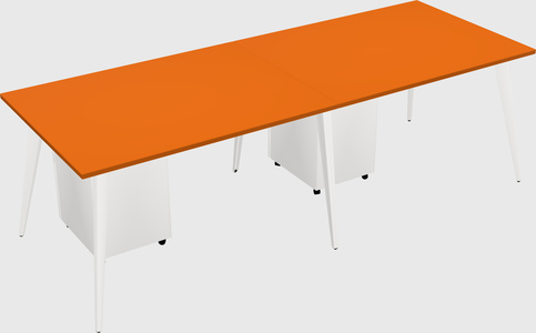 Modern rectangular office desk