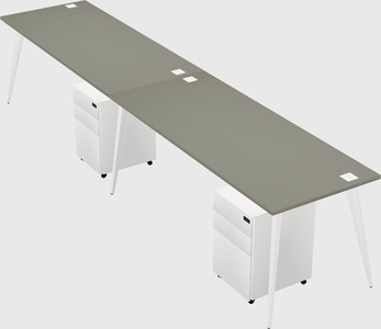 Modern rectangular office desk